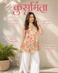 Kusumita Floral Kurti