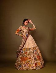 Royal Kalamkari Charm Lehenga Choli