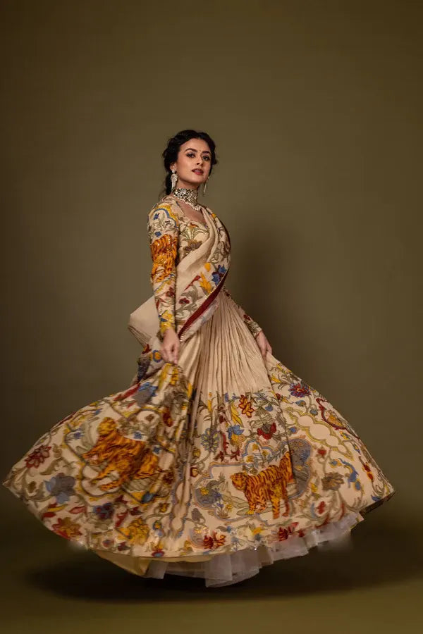 Royal Kalamkari Charm Lehenga Choli