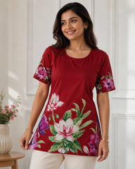 Kumudini Lotus Bloom Kurti Top