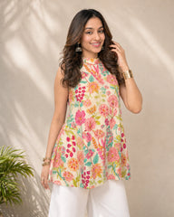 Kusumita Floral Kurti