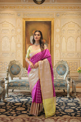 Premium Kanjivaram Silk Saree with Elegant Zari Weaving