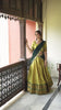 Yellow Paithani Artistry Cotton Silk Lehenga Choli with Weaving Work & Georgette Dupatta