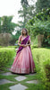 Pink Kanchipuram Silk Half Saree with Designer Dupatta