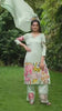 Pista Green Cotton Kurta Set with Kalamkari Animal & Floral Print – Ethnic Co-ord Set for Women